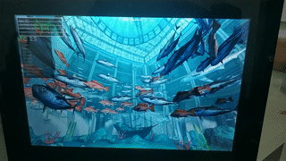 Image: Rendering WebGL Aquarium demo